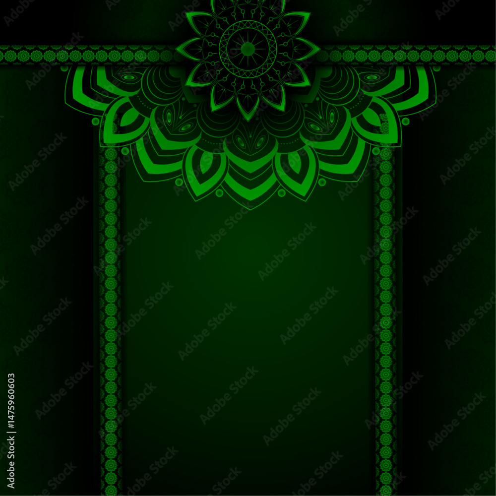 Poster creative abstract banner template with floral shape | modern vector with gradient background for car