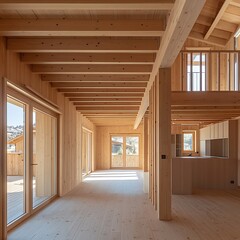 Wood planks_s for walls and beams