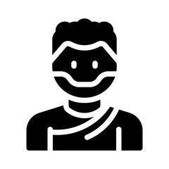 Hajj glyph icon