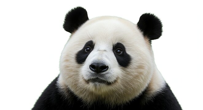 Panda Portrait Close Up Face Expression