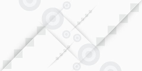 Fototapeta premium Gradient white monochrome background vector design in eps 10