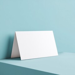 Naklejka premium Blank postcard mockup with space available for adding your event branding and design details.
