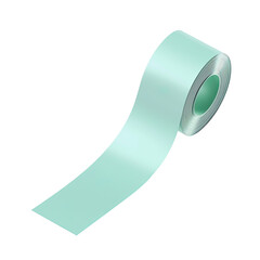 Light teal adhesive tape roll