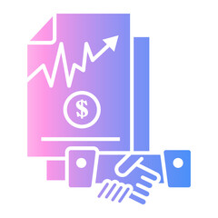document Gradient icon
