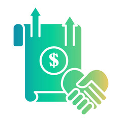 agreement Gradient icon