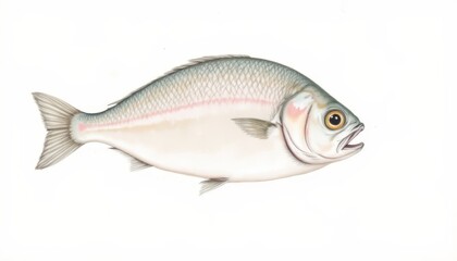 Vibrant pinkstriped fish, exploring the wonders of aquatic life in natural habitats