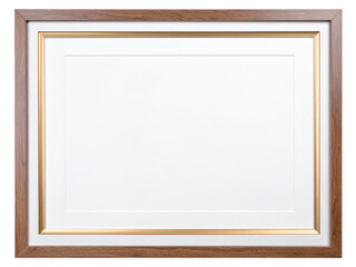 Fototapeta premium Striking contrast, a white and gold ornate frame against deep black background