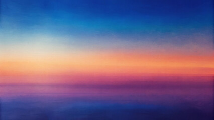 Fototapeta premium Beautiful colors of sky and sea harmony
