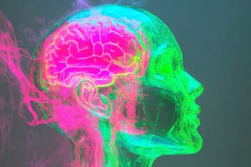 Obraz premium x ray of human brain