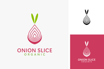 Onion slice logo symbol icon design