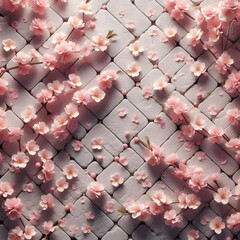Fototapeta premium 3D Flower Mat 
