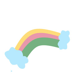 Colorful rainbow vector illustration