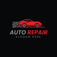  Auto Repair Car Service Logo Stock Vector