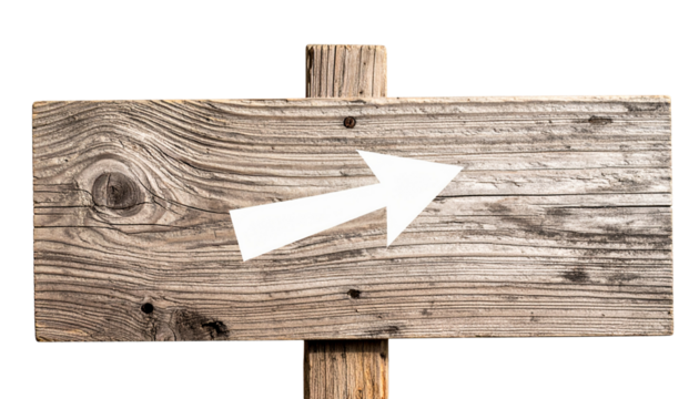 3D arrow pointing direction on white background
