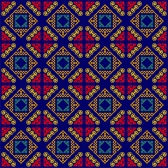 Beautiful ethnic fabric patterns designed to inspire your creative activities, vector backgrounds.