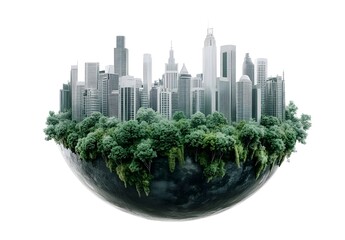 Eco City on a Sphere