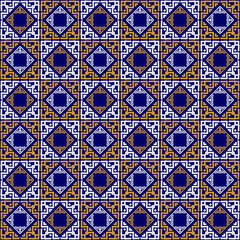 Beautiful ethnic fabric patterns designed to inspire your creative activities, vector backgrounds.