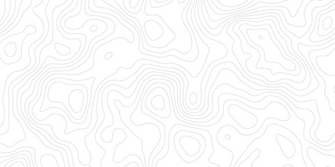 Abstract topography contour map line and modern wavy map line design, Paper texture imitation of a geographical map shades white background. Vector illustration. 