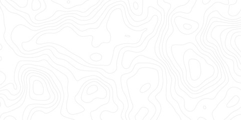 Abstract topography contour map line and modern wavy map line design, Paper texture imitation of a geographical map shades white background. Vector illustration. 