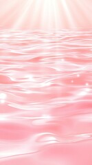 Pink liquid surface with light. Water or creamy material