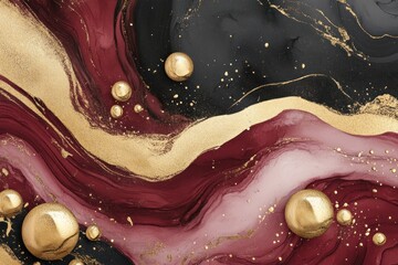 Elegant Black Marble with Gold Veins – Luxury Natural Stone Texture Background
