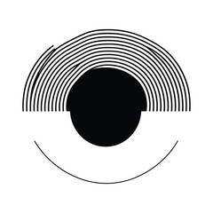 Eye icon. Ophthalmologist, ophthalmologist concept.