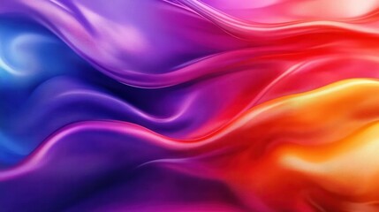 Obraz premium Abstract Colorful Silk Drape Texture Background