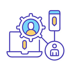 Workflow optimization showing integrated network connected devices and team