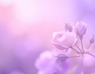 A delicate pink rose in full bloom, showcasing soft petals with subtle gradients, set against a beautifully blurred green background that enhances its elegance.