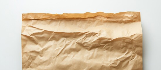 Obraz premium Crinkled Brown Paper Bag