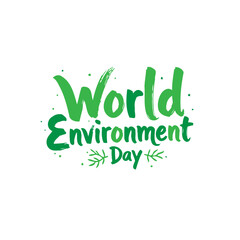 Fototapeta premium Vibrant lettering promotes environmental awareness for global sustainability campaign