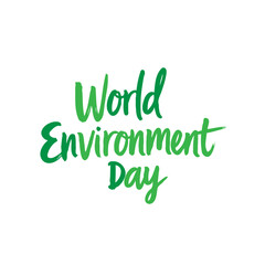 Fototapeta premium Celebration of World Environment Day with a vibrant message of green awareness