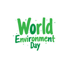A Vibrant Green Graphic for World Environment Day Celebrations and Awareness