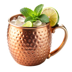 Refreshing Moscow Mule Cocktail in Copper Mug: Recipe & Image