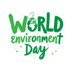 Celebrating World Environment Day with Earth-Inspired Green Typography Art