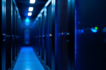 High-tech data center operations overview of modern digital infrastructure and efficiency