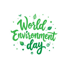 Fototapeta premium Celebrating Environmental Harmony: A Verdant Invitation to World Environment Day