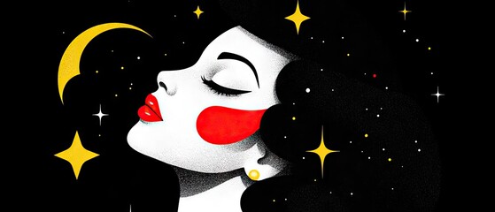 Dreamy Cosmic Portrait
