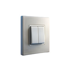 Double Light Switch: High-Resolution Stock Photo