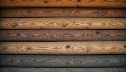Close-up of wooden planks forming a rustic architectural structure Natural wood grain and texture are prominent , surface, rustic, construction material