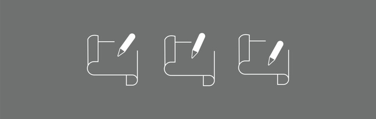 blackboard isolated on wall background. Vector realistic illustration