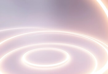 Obraz premium Abstract Glowing Spirals of Light
