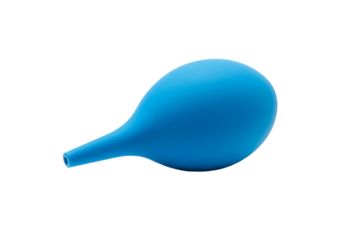 blue rubber enema isolated on transparent background png