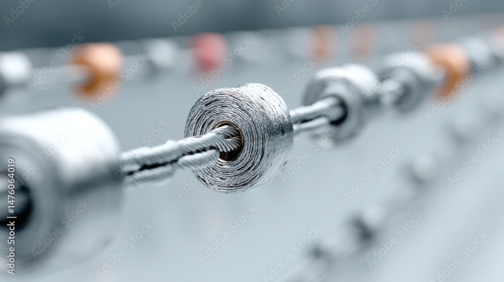 Poster roll of paper on a conveyor belt representing system-based execution concepts in mechanical versus e