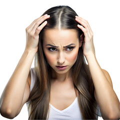 Fototapeta premium Hair Loss in Women: Causes, Treatment, and Prevention