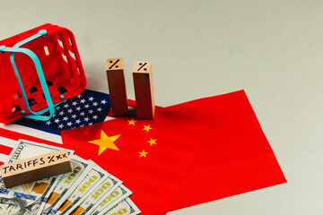 Trade negotiations focusing on tariffs between USA and China