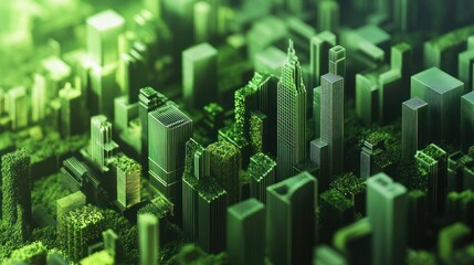 Eco-Cityscape: A Verdant Urban Utopia