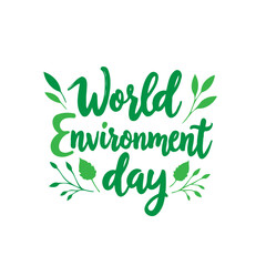 Obraz premium Celebration of Global Environmental Awareness Day with Botanical Illustration