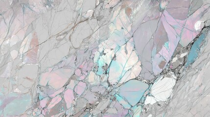 Generative AI, Seamless Pastel Marble Texture with Veining