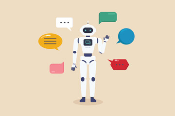 Answer questions with ai robot artificial intelligence